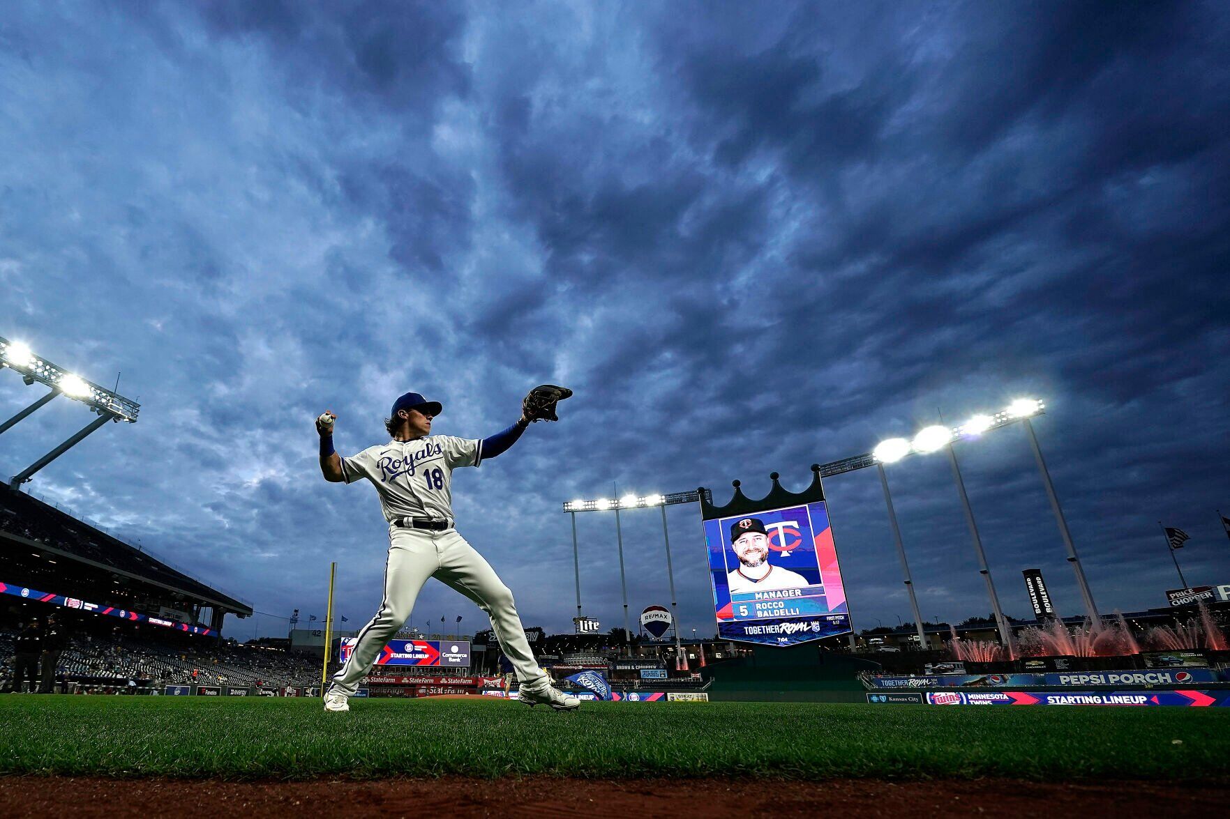 APTOPIX Twins Royals Baseball